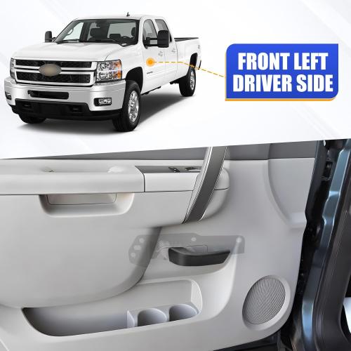 20833606 Left Driver Side Interior Door Handle Kit for 2007-2014 Chevy Silverado, Tahoe, Suburban, Avalanche/GMC Sierra, Yukon, Yukon XL/Cadillac Escalade 20871488, 80374