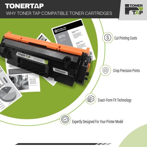 134X Black Toner Cartridge, High-Yield Replacement for 134A Toner Compatible with LaserJet M209dw M209d M234dw M234sdn M234sdw Printers, W1340X Toner