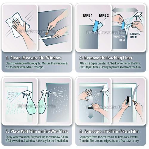 BDF S35 Window Film High Heat Rejection Reflective Silver 35 (Medium) - 36in X 24ft