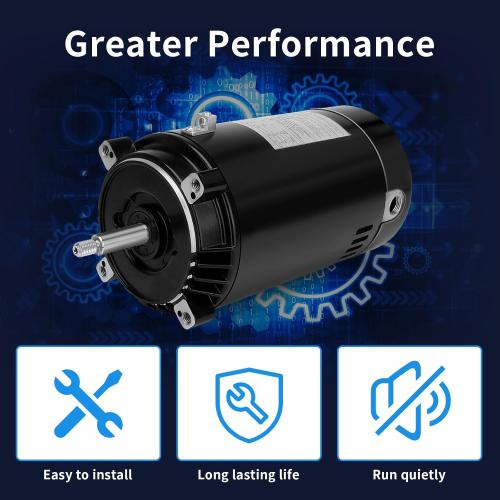 SP1610Z1MBK 1 1/9Hp Pool Pump Motor for Swimming Pool, Fit for Hayward Super II/Max-Fo/Northstar Pump Series Models