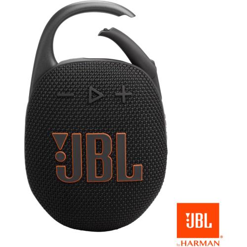 JBL Clip 5 - Ultra-Portable, Waterproof & Dustproof Bluetooth Speaker, Big JBL Pro Sound with Punchy bass, Integrated Carabiner, Up to 12 Hours of Play, Made in Part with Recycled Materials (Black)