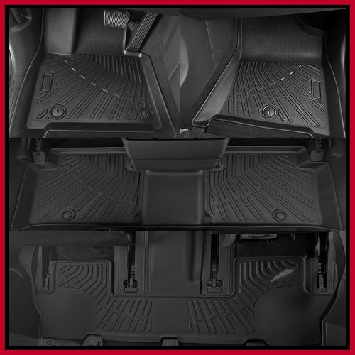 Naibeve Floor Mats for Jeep Wrangler JK 2-Door 2014-2017 - All Weather Custom Fit for Jeep Wrangler JK Floor Mats & Cargo Mats & Backrest Mats Accessories