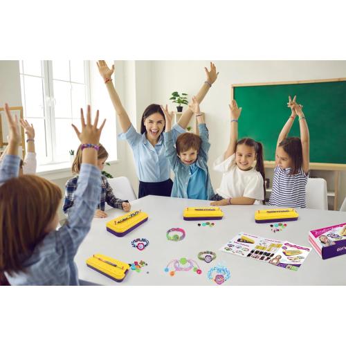 DDAI Arts and Crafts for Kids Age 8-12 Friendship Bracelet Making Kit for Girls - Best Birthday Gifts Ideas for Girl 7 9 10 11 Year Old - Popular Bracelets String Maker Toys Set