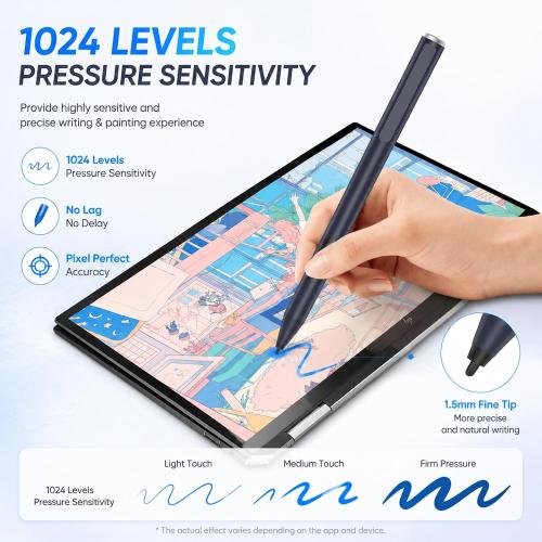 Stylus Pen for HP Omnibook X Flip Envy/Pavilion/Spectre x360 300Day Battery