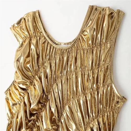 SizeM...sunfere..Women's Sleeveless Pleated Dress Summer Round Neck Ankle Length Wedding Dresssunfere.Women's Sleeveless Pleated Dress Summer Round Neck Ankle Length Wedding Dress