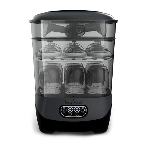 Baby Brezza Bottle Sterilizer and Dryer Advanced – 33% Faster - Largest Capacity Steam Sanitizer - Universal Sterilization Machine for All Bottles   Pump Parts - HEPA Air Filter, Charcoal ‼️could be missing or broken parts ‼️also comes with scratches and stains ‼️