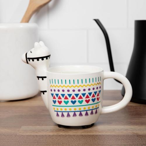 3D Shaped LLama Animal Coffee Color Changing Mug is Perfect for llama or Alpaca Lovers 12 fl ozs Fun Novelty Item