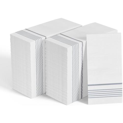 600 Pack Paper Napkins, Disposable Guest Towels Party Dinner Napkins Soft, Absorbent 3-Ply Hand Towels for Bathroom, Wedding and Events