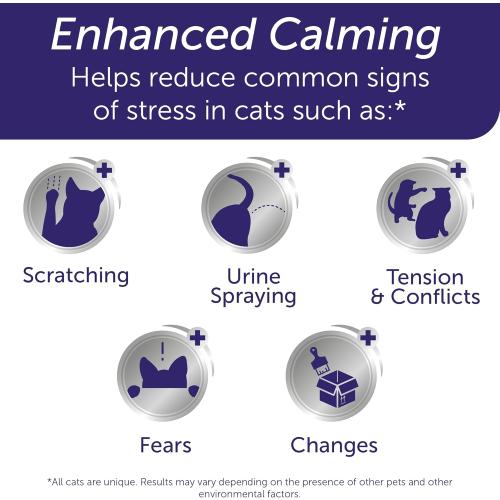 FELIWAY® Optimum 30 Day Cat Calming Plug In Pheromone Diffuser Starter Kit, 48ml - Helps Reduce Common Signs of Stress in Cats & Kittens, Enhanced Calming