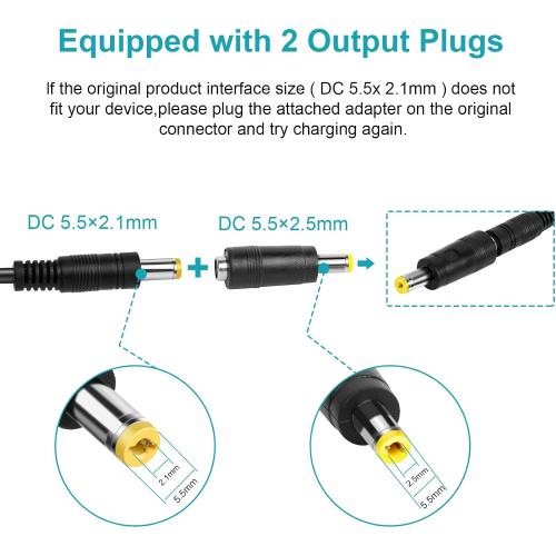 42V 2A Electric Scooter Charger for 36V 10S Lithium-ion Battery