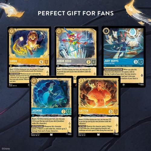 Ravensburger Disney Lorcana TCG: Whispers in The Well Illumineer's Trove - Secure Card Storage - Includes Booster Packs & Comprehensive Guide - Original Disney Artwork - Ages 8