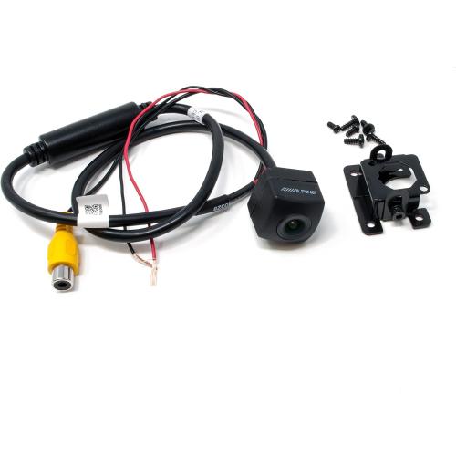Alpine KTX-C10LP License Plate Camera Mount   Alpine PCAM Rear View Camera Bundle