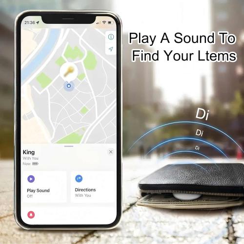 Mini GPS Tracker for Vehicles Compatible with Find My (iOS Only), 4 Pack