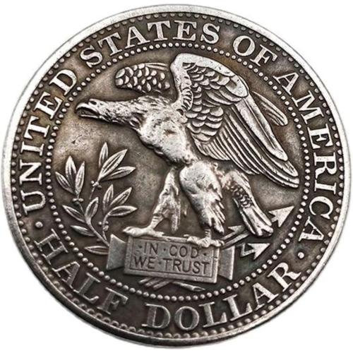 1877 Morgan Coin Half Dollar Eagle Liberty Commemorative Coin Collection Home Decor Crafts Souvenirs Ornaments Gifts