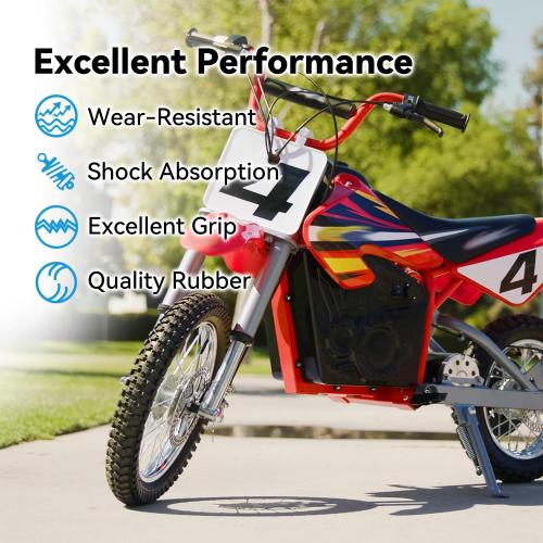 EOPOAYI 16x2.4 Bike Tire and Inner Tube Set Compatible with Electric Bike Kids Bicycle E-Scooter, 16x2.40 64-305 16 Inch Dirt Bike Tire for Razor MX650 MX500 SX500 Mcgrath Dirt Rocket Bike (2-Packs)