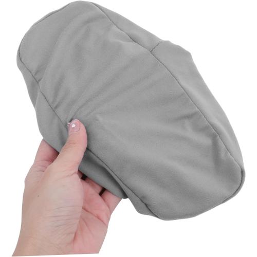 Gaming Chair Cover Set Stretchable Elastic Armrest Covers for Office and Gaming Chairs Soft Milk Silk Material Washable Protector for Home Office Use Light Gray