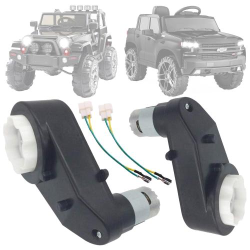 weelye 2Pcs 12V 40000RPM High Speed RS550 Drive Motor Gearbox,Replacement for Children ´s Riding Jeep SUV Car Electric Vehicles,Aperture 1.2cm