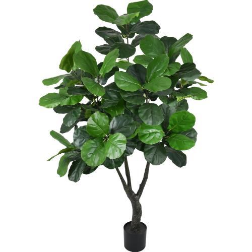 Artificial Fiddle Leaf Fig Tree 7FT Tall Large Faux Trees with Realistic Leaves, Fake Tropical Floor Potted Artificial Plants for Home Office Living Room Indoor Outdoor Decor (84in,1Pack)