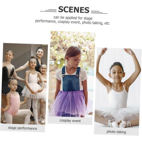 Ipetboom Girls Dress Underskirt Bubble Skirt Petticoat Non-steel Hoop Perfect for Wedding and Party