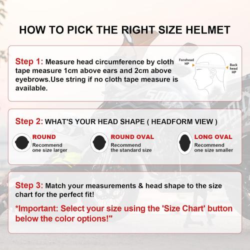 TRIANGLE Kids Motorcycle Helmets Youth Full Face Helmet Lightweight with 2 Visors DOT Approved