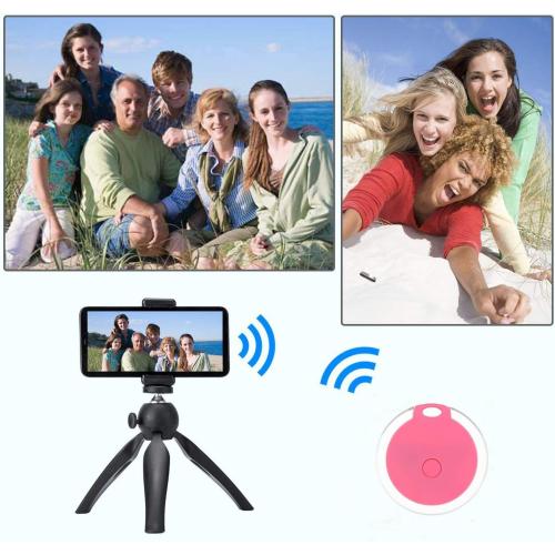 4 Pack Smart Key Finder Locator, GPS Tracking Device for Kids Pets Keychain Wallet Luggage Anti-Lost Tag Alarm Reminder Selfie Shutter APP Control Compatible iOS Android