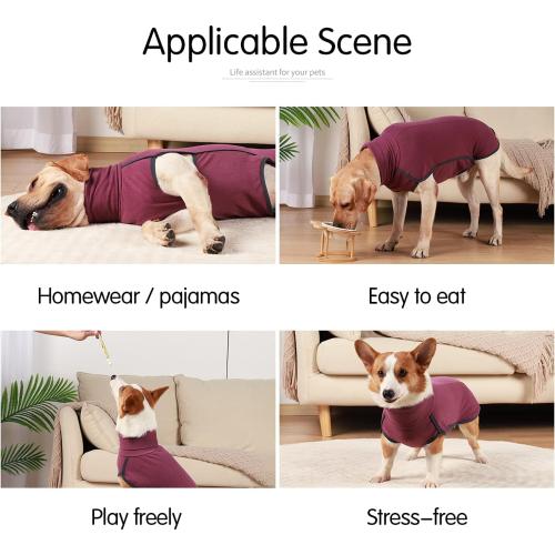 Dog Sweater Pullover Cold Weather Vest for Dogs Dog Sweatshirt & Jacket for Indoor and Outdoor Use (X-Large, Wine red)