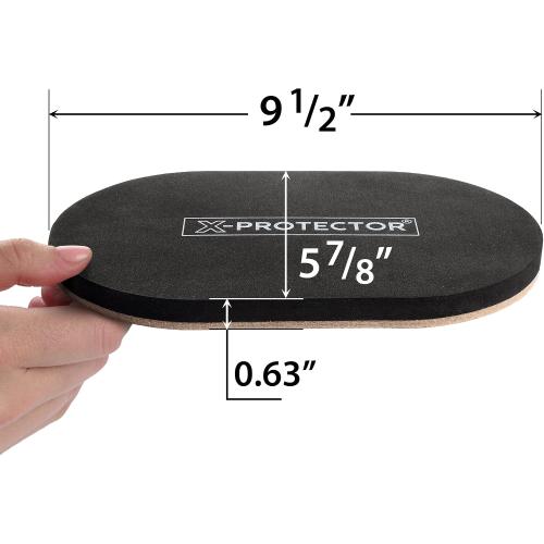 Felt Furniture Sliders Hardwood Floors X-PROTECTOR – 4 PCS 9 1/2 inch Furniture Sliders – Heavy Duty Felt Sliders Hard Surfaces – Move Your Furniture Easily & Safely!