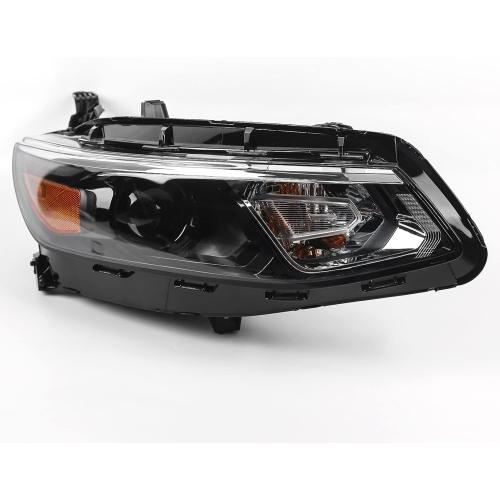 FIONE Headlight Assembly for Chevy Malibu Projector 2016-2018 Replacement Halogen Headlamp Right Passenger Side 84585120 GM2503426
