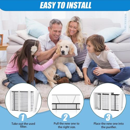 Size 20x25x4 2 Pack 213 Replacement Filter Compatible with Aprilaire Whole House Air Purifiers 1210, 1620, 2210, 2216, 3210, 4200, Furnace Air Filter for Whole House Furnace, MERV-13, 20x25x4