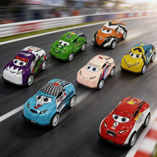 AMENON 28 Pack Pull BACK Cars Mini Vehicles Toy Easter Gifts for Kids Toddlers School Classroom Party Favor Treasure Box Exchange Prizes Boys Race Cars Girls Goodie Bag Stuffers