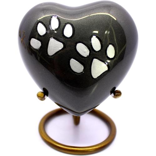 eSplanade cat Dog pet Cremation Mini Heart urn Keepsake Memorial | Small urn for Ashes Funeral Burial