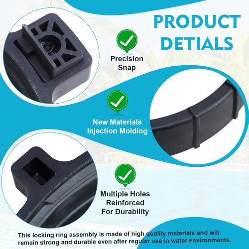 59052900 Locking Ring - Locking Ring Assembly Replacement for Pool and Spa Filter Clean & Clear, Warrior, Clean & Clear Predator