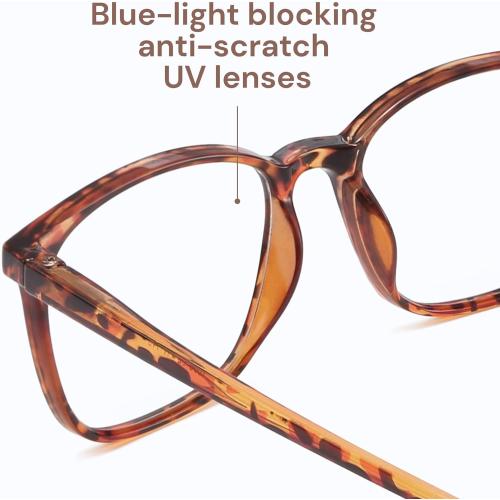 Gaoye Ultralight Blue Light Glasses for Women - Computer Protection Glasses for All Day Comfort - Anti UV Glare & Eyestrain