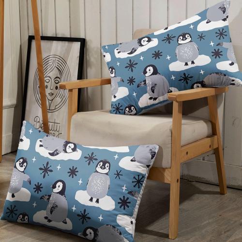 Cute Penguin Sheets Set - 4Pcs Kids Sheet Set with 1 Flat Sheet, 1 Fitted Sheet   2 Pillowcases (Twin)