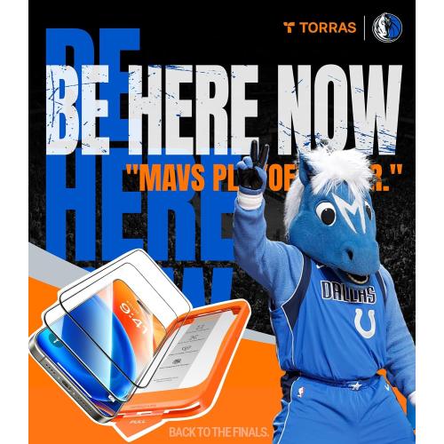 TORRAS Military-Grade Screen Protector for iPhone 15 Pro Max [9H  Aerospace Tempered Glass＆12FT Shatterproof ] One-Step Installation Full Coverage Fit Bubble Free Top-Notch Protection, 2 Pack