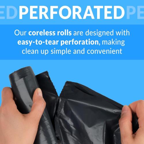 Reli. 13 Gallon Trash Bags | 250 Bags | Black | Tall Kitchen | Strong | Garbage