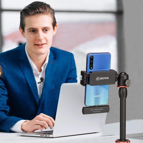 BOYA WM4 PRO-K3 2.4GHz Ultracompact Vlog Microphone for iPhone 11 x 8 7 6, iPad, iPod YouTube Video Facebook Livetream Vlog (Lightning)