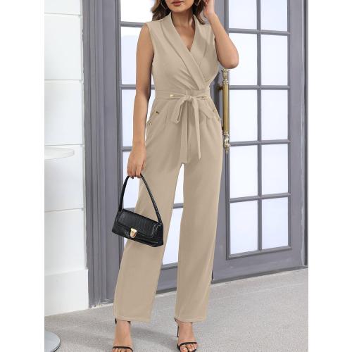 Size L ....Women's Elegant Jumpsuits V Neck