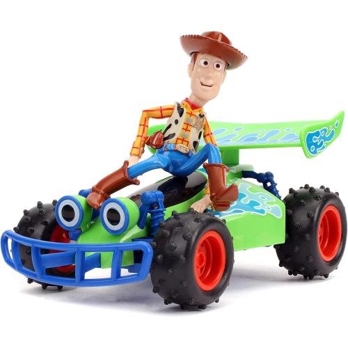 Jada Disney Pixar Toy Story 4 Turbo Buggy W/Woody Radio Control Vehicle, 2.4 Ghz, 1: 24