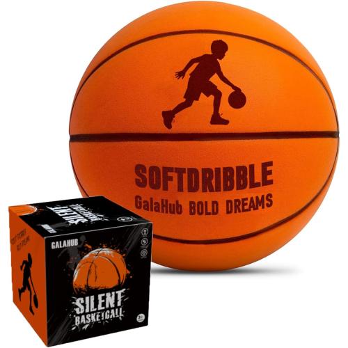 Silent Basketball Airless Indoor Training Ball 2026 New Upgraded Soft Foam Noiseless Basketball | Soundless Ball for Indoor Training and Quiet Dribbling | Gift for Sport Lover