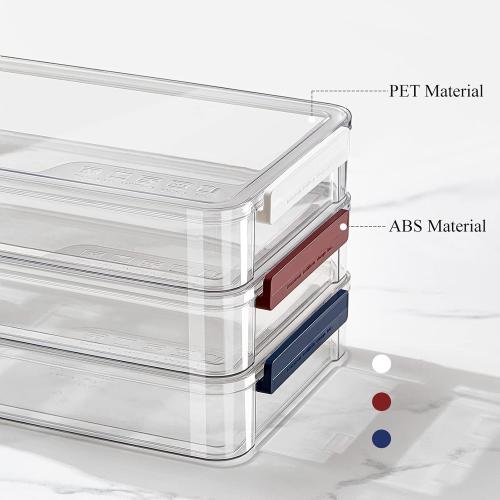 A4 Scrapbook Paper Storage, Photo Storage Box, Plastic File Box (Blue)