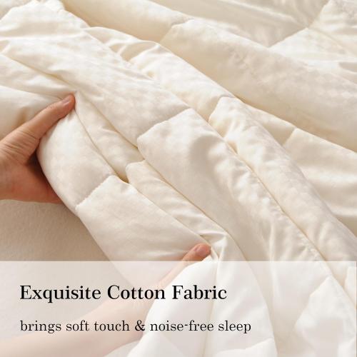 CUDDLE DREAMS Classic Wool Comforter (Midweight for All Season)