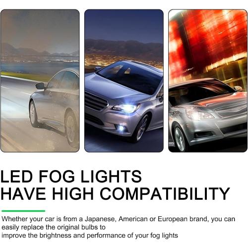 2 PCS PS24W Car Fog Light Bulbs, 12V Halogen Turn Signal Brake Light Reversing Light Bulbs, Car Modification Replacement Parts, Universal for Most Cars, Trucks, SUVs (White)