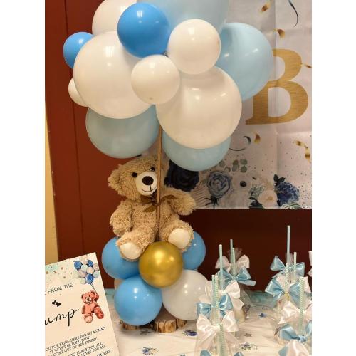 6 Teddy Bears Bulk Small Stuffed Bears Pack for Christmas Valentines Baby Shower Party Decorations Centerpieces Favors Light Brown