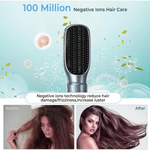 Hair Dryer Brush, Blow Dryer Brush with attachments 110000 RPM Curly Twist 6 in 1 Multistyler, Professional Ionic Hair Styling Tool, Left&Right Auto Air Curler, Volumizer with its Compact Size Whether