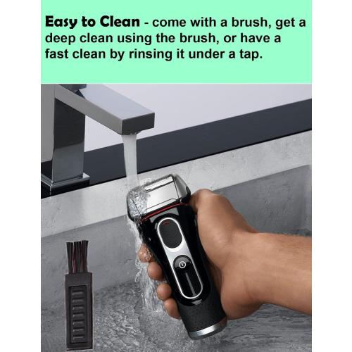 Series 5 Replacement Head 52S for Braun Electric Shaver, S5 Wet and Dry Replacement Head Compatible with Braun 5 Series Foil and Cutter 5190cc 5090 5020 (1 Count)