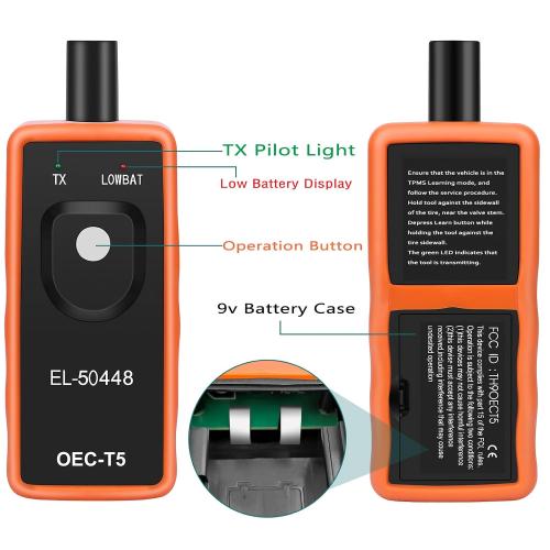 TPMS Relearn Tool for GM, Auto Tire Pressure Monitor Sensor Activation Reset Tool, Tire Sensor Reset Tool, for GM Series Vehicle 2006-2024