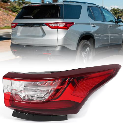 FIONE LED Outer Tail Light Assembly Compatible with Chevy Traverse 2018 2019 2020 2021 Brake Rear Light Right Passenger Side RH