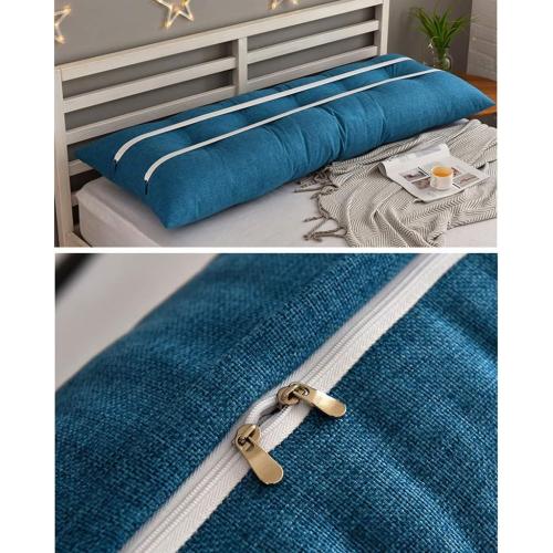Triangular Wedge Cushion for Sofa Bed Headboard Backrest Positioning Support Neck Pillow Reading Pillow Lumbar Pad with Removable Cover (Color : B, Size : 150cm)