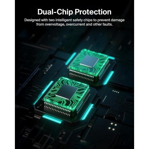 Belkin Portable Charger, USB-C Power Bank 20000 mAh w/ 2 USB-A Ports, 15W w/ Type-A to Type-C Cable - iPhone 17, Air, Pro, Pro Max, AirPods, Apple Watch, Samsung Galaxy S25, Google Pixel 10 - Black